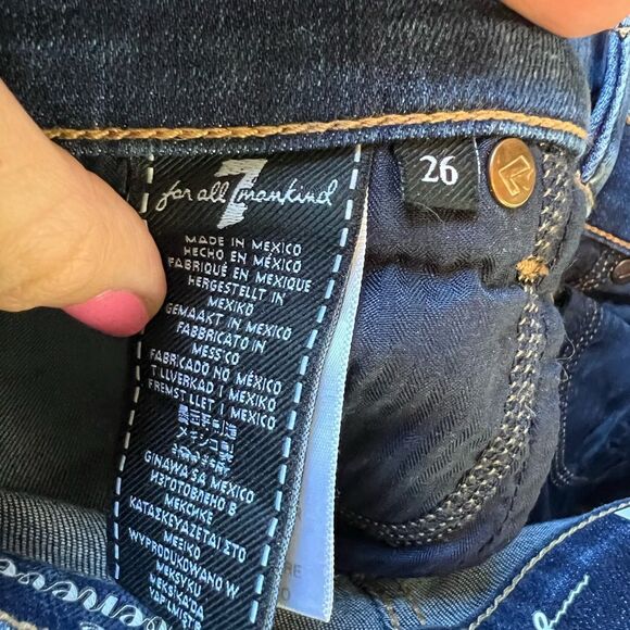 7 for all mankind Ankle Gwenevere Skinny Jeans 26 - Picture 7 of 7